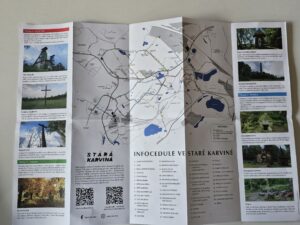 Turistická mapa Staré Karviné a Zapomenuté Orlové